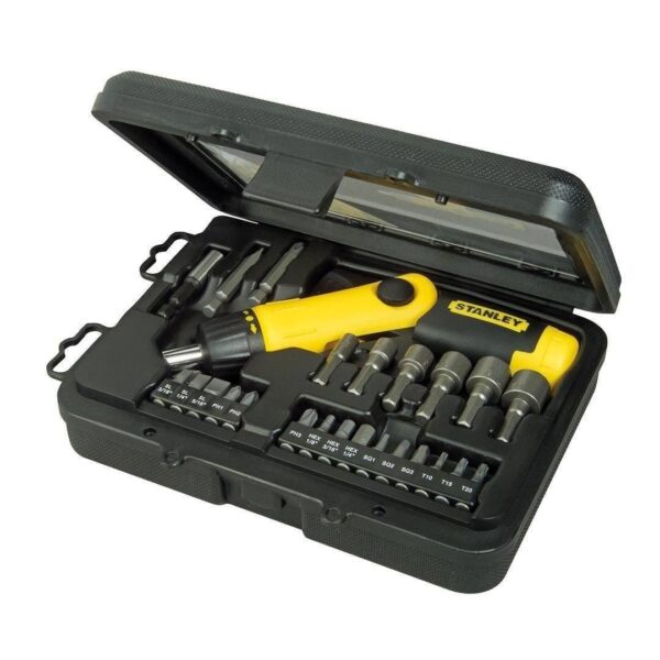 25 Pc Pistolgrip Screwdriver Set