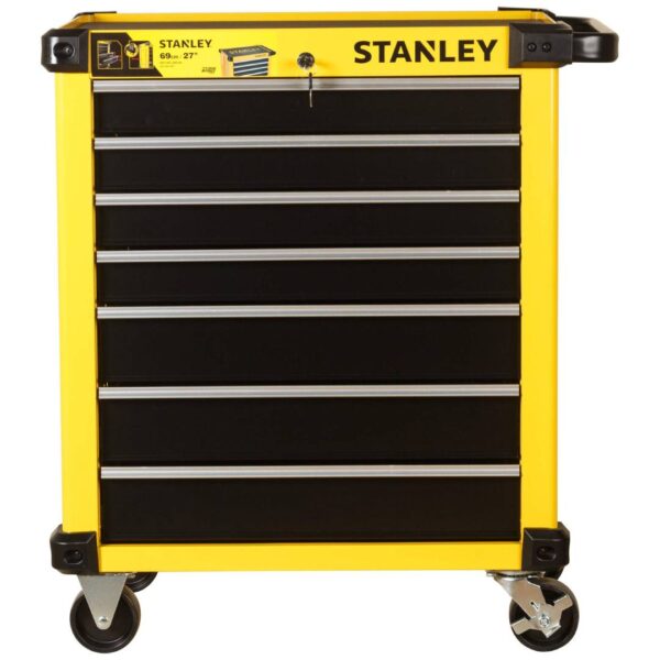 7 Drawer Roller Cabinet - Yellow