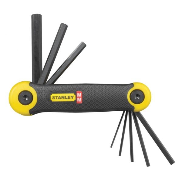 8 Pc Metric Folding Hex Key Set