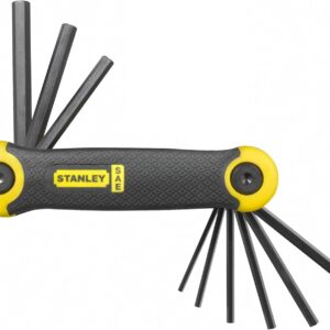 9 Pc Sae Folding Hex Key Set