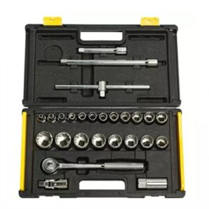 12dr 25pcs Round Head Ratchet Set Metric