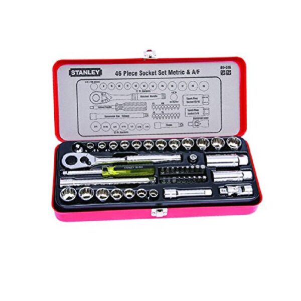 24pc 38 Sq Dr. 6pt Socket Set Metric