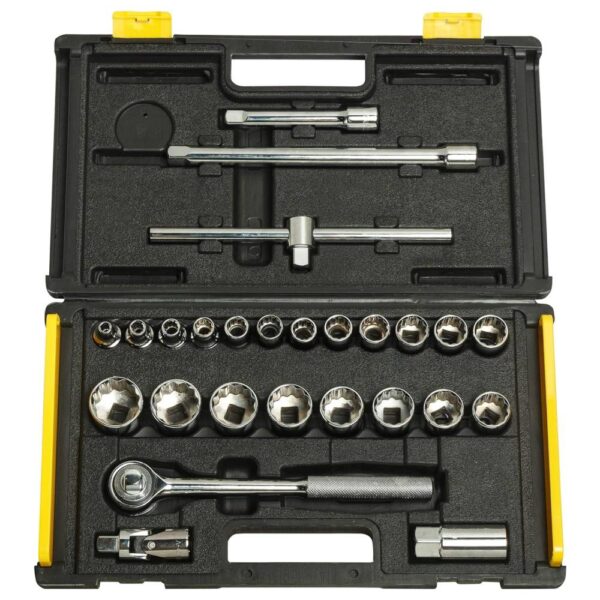 25pc 12 Sq. Dr.12pt Socket Set Imp