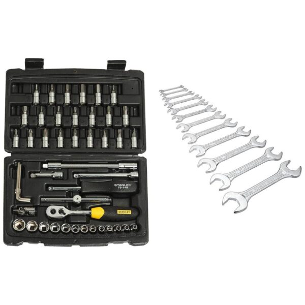 46pc 14 Sq. Dr. Socket & Bit Set